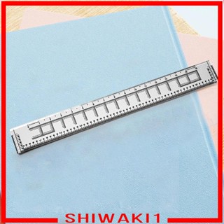 [Shiwaki1] ไม้บรรทัดอ่านหนังสือ สเกล 1:50000 ช่อง สําหรับอ่านหนังสือ ทํางาน ท่องเที่ยว นําทาง กลางแจ้ง