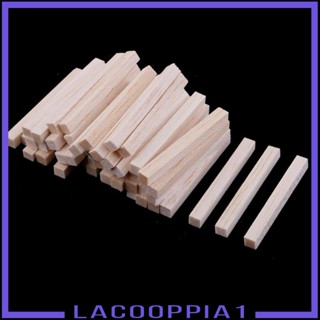 [Lacooppia1] ก้านเปล่า ทรงสี่เหลี่ยม ขนาด 50 มม. สําหรับตกแต่ง DIY 50 ชิ้น