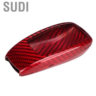 Sudi Red Carbon Fiber  Key Housing Case Cover Fits for Mercedes Benz E class W213 2016 2017 2018 Car key decoration