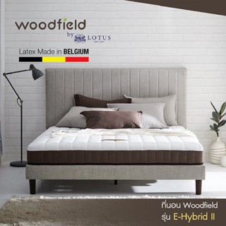 SB Design Square ที่นอนยางพารา Woodfield รุ่น E-Hybrid II ขนาด 5 ฟุต หนา 8.5 นิ้ว แถมฟรี หมอนหนุน 2 ใบ (152x198x21.59 ซม