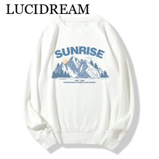 LUCIDREAM เสื้อกันหนาว เสื้อฮู้ด Korean ตัวเหมือนคนชั้นสูง cozy ทันสมัย WWY2390AKR37Z230911