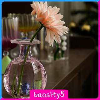 [Baosity5] แจกันแก้ว ขนาดเล็ก สําหรับใส่ดอกไม้ ตกแต่งโต๊ะ ห้องนอน งานอีเวนท์