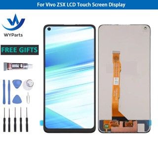 โมดูลเซนเซอร์หน้าจอสัมผัส LCD 6.53 ไม่มีกรอบ สําหรับ Vivo Z5x Z1 Pro V1911A V1919A