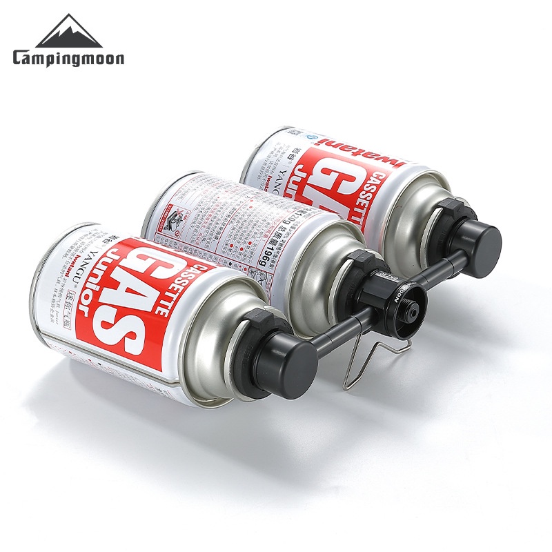 Campingmoon BKZ30 อลูมิเนียม Cassette ยาวถังแก๊สสาม Supply One อะแดปเตอร์เตากลางแจ้ง Camping เตาอุปกรณ์เสริม Camping อุปกรณ์