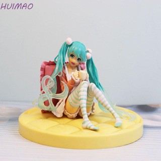 Huimao ตุ๊กตาฟิกเกอร์ PVC รูปการ์ตูน Miku Hatsune Miku Cherry blossoms 12 ซม.