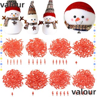 Valour จมูกตุ๊กตาซานตาคลอส สโนว์แมน สีแดง 8 ขนาด 100 ชิ้น ต่อถุง