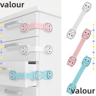 อุปกรณ์ล็อคประตูลิ้นชัก ABS ลายการ์ตูนกระต่าย คุณภาพสูง ป้องกันการบีบ สําหรับเด็ก