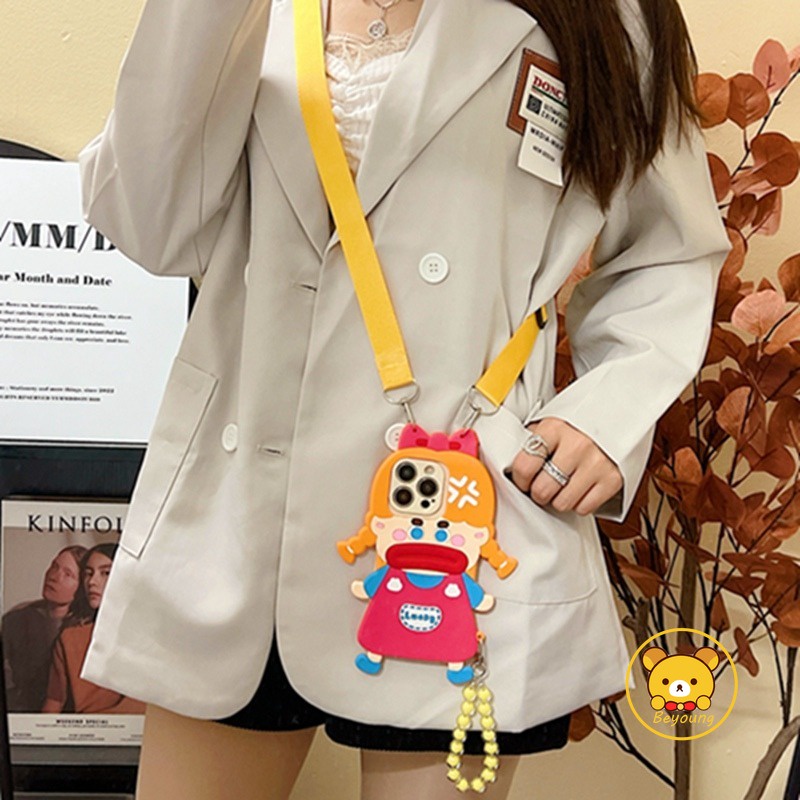 ตลกน่าเกลียดสาวสําหรับVivo Y03 Y28S Y100 X100 V30 Pro V29E Y28 Y36 Y36i 5G Y100i Y200 Y17S IQOO Neo 