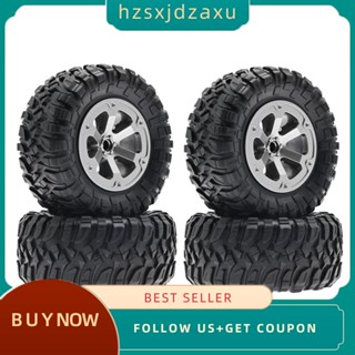 【hzsxjdzaxu】ล้อยาง Ld-p06 อุปกรณ์เสริม สําหรับรถบรรทุกบังคับ LDRC LD-P06 LD P06 Unimog 1/12 72 มม. 4 ชิ้น