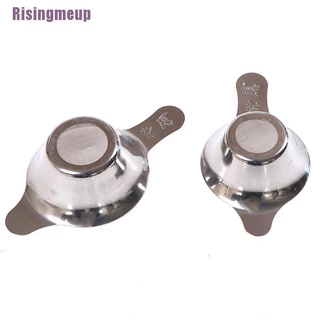 Risingmeup --- ที่กรองชา สเตนเลส ตาข่ายละเอียด ช่องใบชา ที่กรองชา
