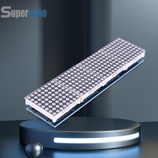 4 IN 1 โมดูลไมโครคอมพิวเตอร์ ชิปเดี่ยว ควบคุมจอแสดงผล LED MAX7219 32x8 Dot Matrix DIY [superecho.th]