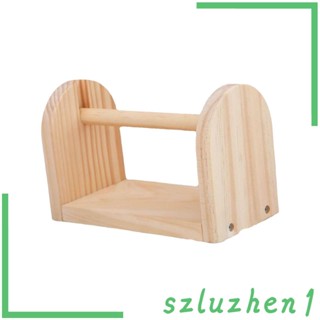 [Szluzhen1] ขาตั้งไม้ แบบพกพา สําหรับถักโครเชต์ DIY