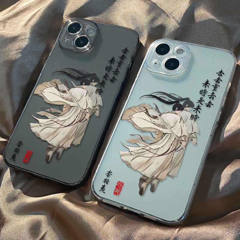 เคสโทรศัพท์มือถือ ซิลิโคนใส กันน้ํา สไตล์โบราณ สําหรับ IPhone 7 7 Plus 8 8plus Xs Xr 11 12 13 14 15Pro Plus Promax