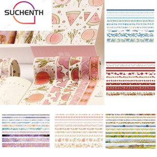 Suchenth เทปวาชิ ลายน่ารัก คุณภาพสูง สําหรับตกแต่งสมุดภาพ เครื่องเขียน DIY 60 ม้วน ต่อชุด