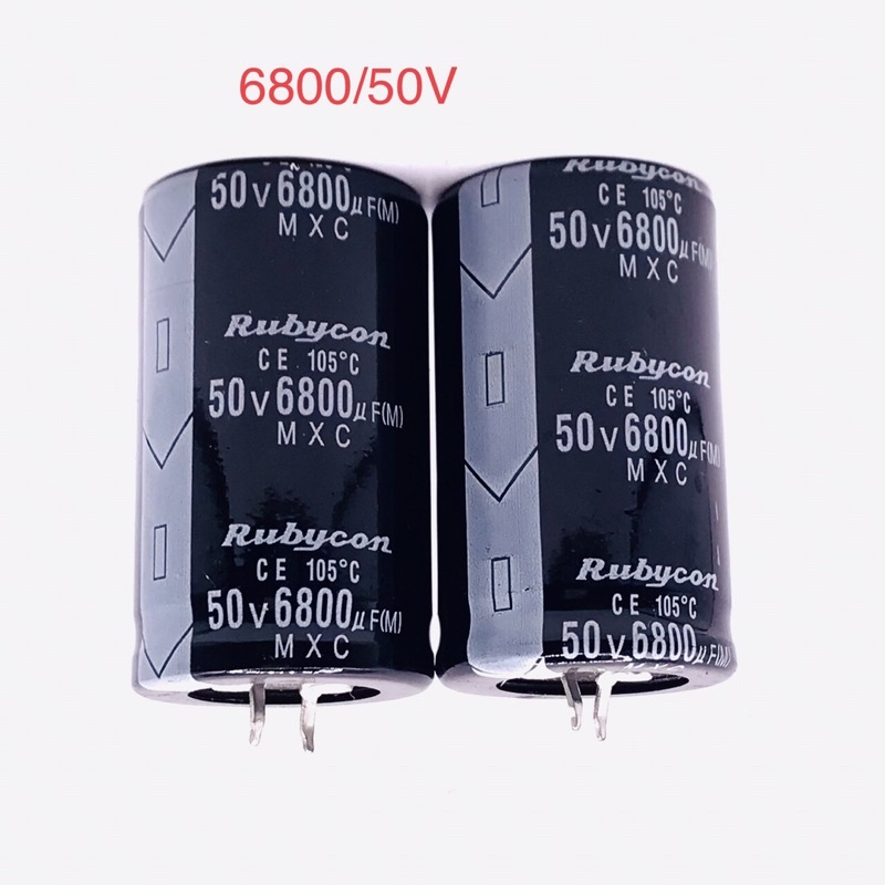 Capacitor 6800UF/50V 105องศา(Robycon) คาปาซิเตอร์