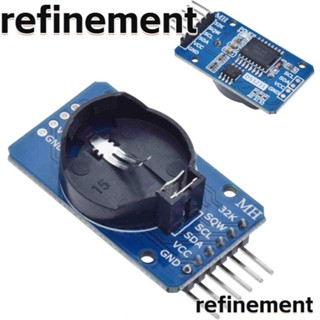 Refinement โมดูลนาฬิกา แบบเรียลไทม์ ไม่มีแบตเตอรี่ 3.3V - 5.5V คุณภาพสูง DS3231 AT24C32 IIC RTC สําหรับ Arduino Raspberry Pi 5 ชิ้น