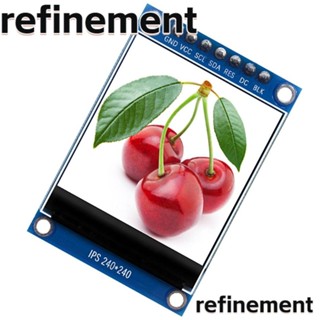 Refinement โมดูลหน้าจอ LCD TFT 1.3 นิ้ว พร้อม SPI 3.3V ST7789 IPS 65K 240x240 DIY