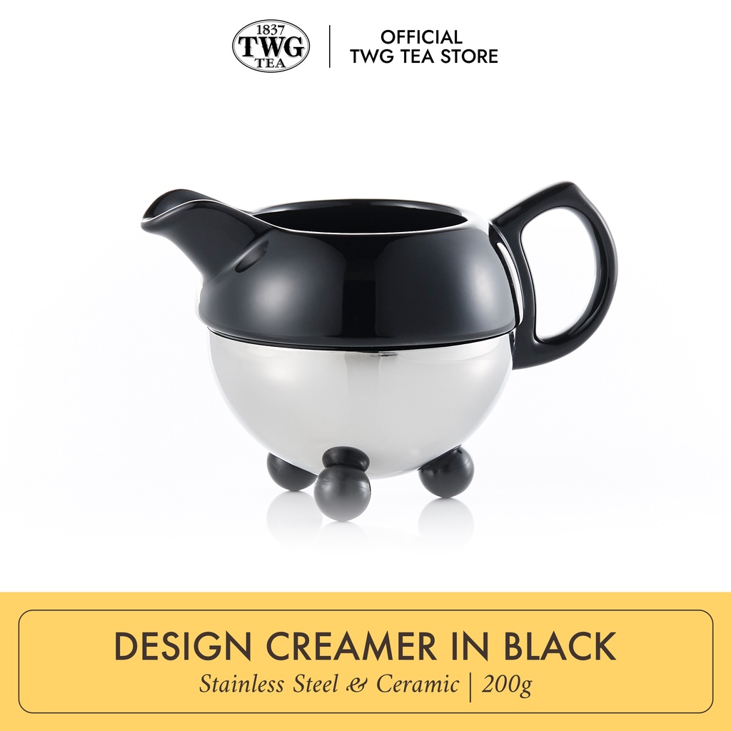 TWG Tea | TWG Tea Design Creamer in Black