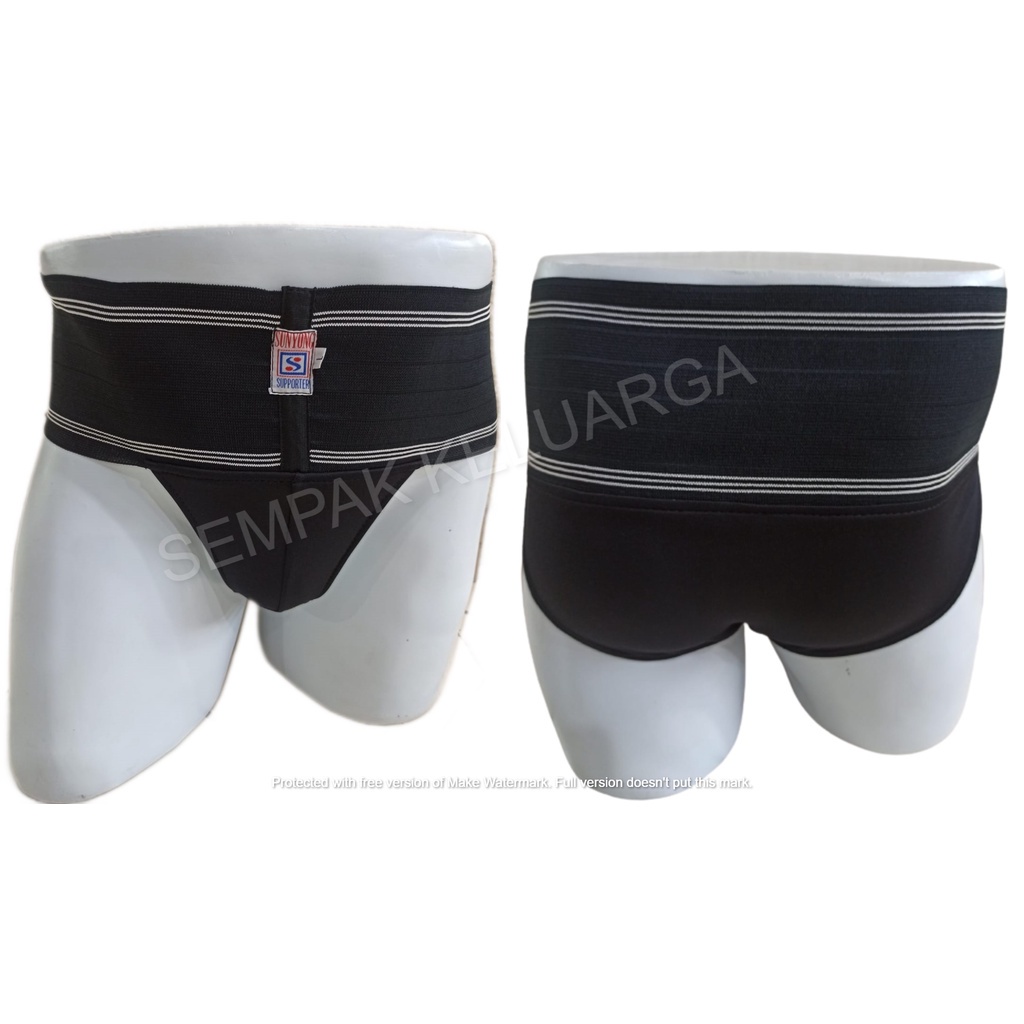 Supporter Full Brief Sports Lingerie กางเกงสําหรับคนงานหนัก | ไส้เลื่อนซันยอง