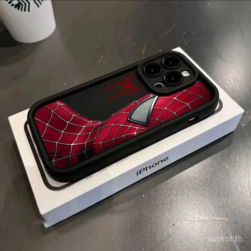 เคสโทรศัพท์มือถือ กันกระแทก ลาย Justice Spiderman สําหรับ iPhone 14 15 15pro 15promax 14 13 12 11 pr