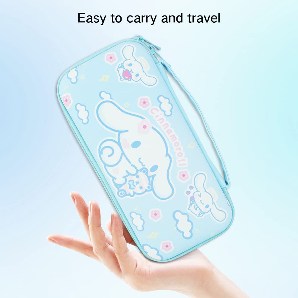 กระเป๋าเคส ลาย Cinnamoroll Nintendo Switch V1/OLED น่ารัก อุปกรณ์เสริม สําหรับ NS Switch OLED NS Lite