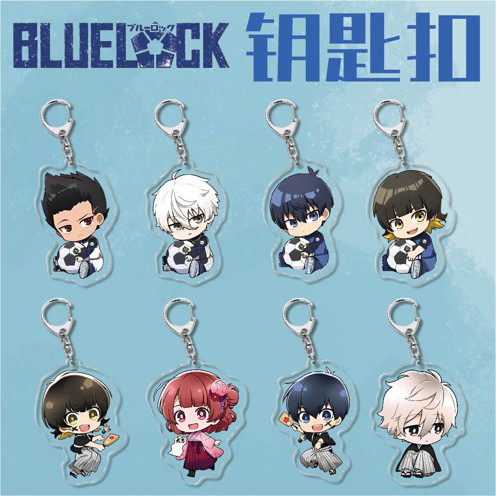 พวงกุญแจอะคริลิค จี้การ์ตูนอนิเมะ BLUE LOCK Isagi Yoichi สองด้าน เหมาะกับของขวัญวันเกิด สไตล์สปอร์ต สําหรับผู้หญิง และผู้ชาย