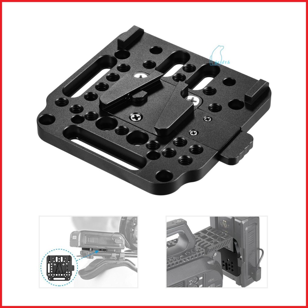 Quick Release Plate for V-Mount Battery - Enhanced Stability and Flexibility for Camera Mounting