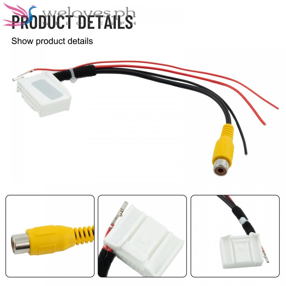 สําหรับ Toyota สําหรับ Toyota กล้องมองหลังสายรัดวิดีโออะแดปเตอร์สาย 24pin