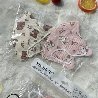 พร้อมส่ง แมสลายการ์ตูน 3D สำหรับผู้ใหญ่ งานอย่างดีเนื้อนุ่ม สายไม่บาดหู ใส่สบาย แมสหน้าเรียว ซีลแยกชิ้น สินค้าพร้อมส่ง
