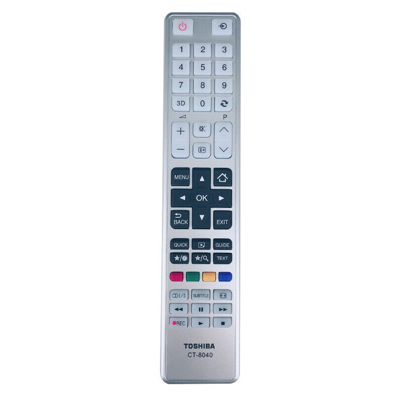 ใหม่ CT-8040 สําหรับโตชิบารีโมทคอนโทรลทีวี CT8040 T8035 CT984 CT8003