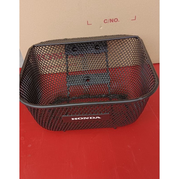 APHRP00129ZAตะกร้าหน้าแท้HONDA WAVE125S,R,เวฟ110iตัวแรกรุ่นลิ้นตั้ง,จำนวน1ใบแถมสกรูยึด3ตัว อะไหล่H2C