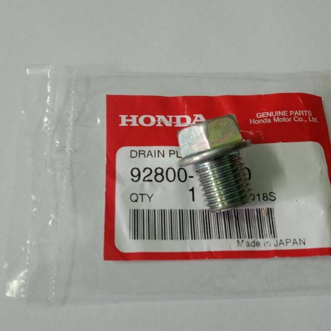 92800-14000;94109-14000โบ้ทล์ถ่ายน้ำมันเครื่องแท้CBR1000RR 14มม.พร้อมแหวนรอง14มม  รวม2ชิ้น.