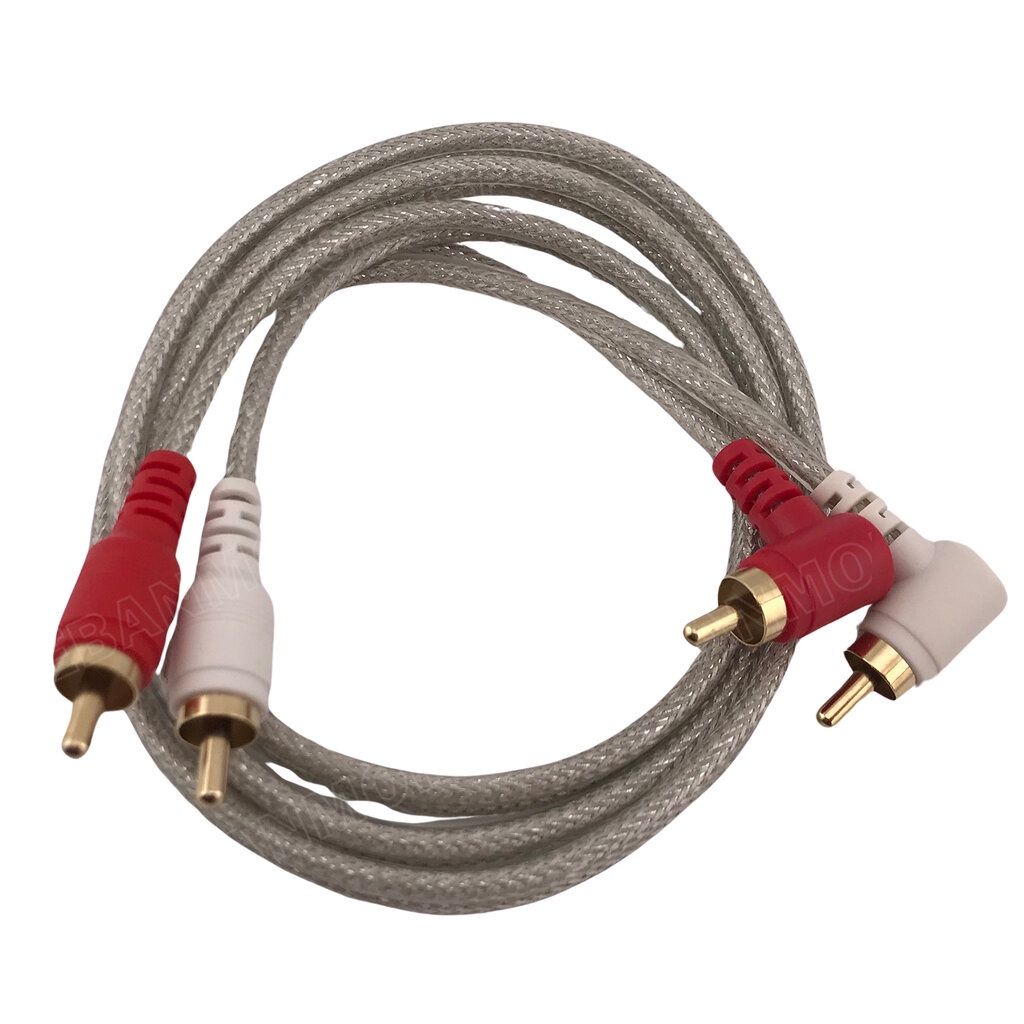 NT-1.0M RCA Cable 1M สายสัญญาณAV สายสัญญาณคู่ สัญญาณRCA 2ออก2 สายสัญญาณ NECTECH สัญญาณเครื่องเสียงรถยนต์ ทองแดงแท้ สำ...