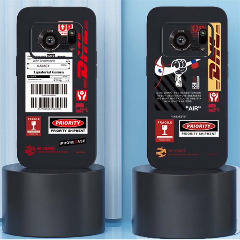 เคสโทรศัพท์ซิลิโคน TPU แบบนิ่ม ผิวด้าน ลาย DHL สําหรับ Sharp Aquos R SHV39 R Compact SHV41 R2 Shv42 