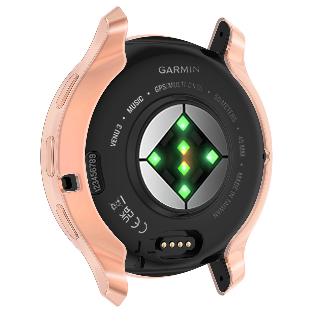 เคสป้องกัน TPU แบบนิ่ม ชุบไฟฟ้า สําหรับ Garmin Venu 3 3s