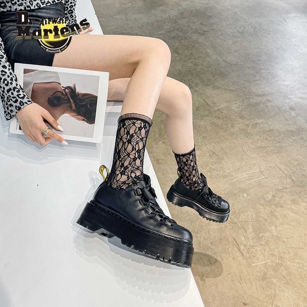 Dr. martens Ladies Lace-Up Platform Shoes Martin Boots