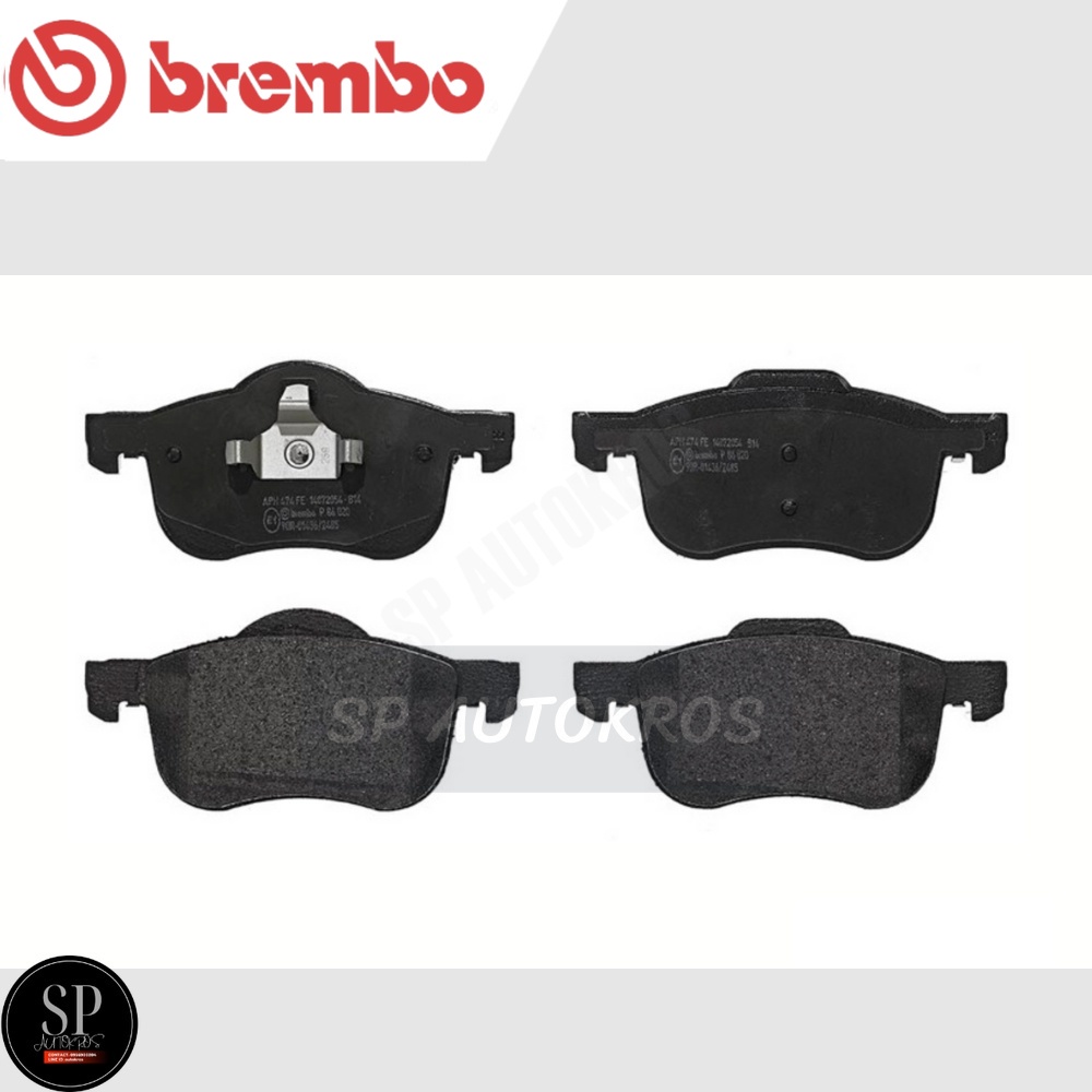 BREMBO ผ้าดิสเบรคหน้า VOLVO S60 I, S80 I, V70 II, XC70 Cross Country (2.0 2.3  2.4 2.5 2.8 2.9 3.0) 
