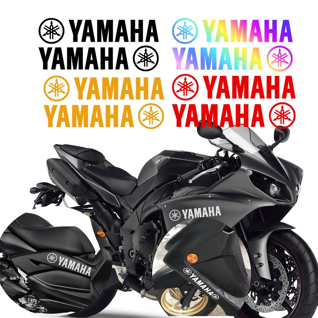2pcs สําหรับ Yamaha MIO SPORTY Aerox Nmax TFX150 SZ Yamaha Tfx 150 อุปกรณ์เสริมโลโก้ YZF-R15 V2 V3 R