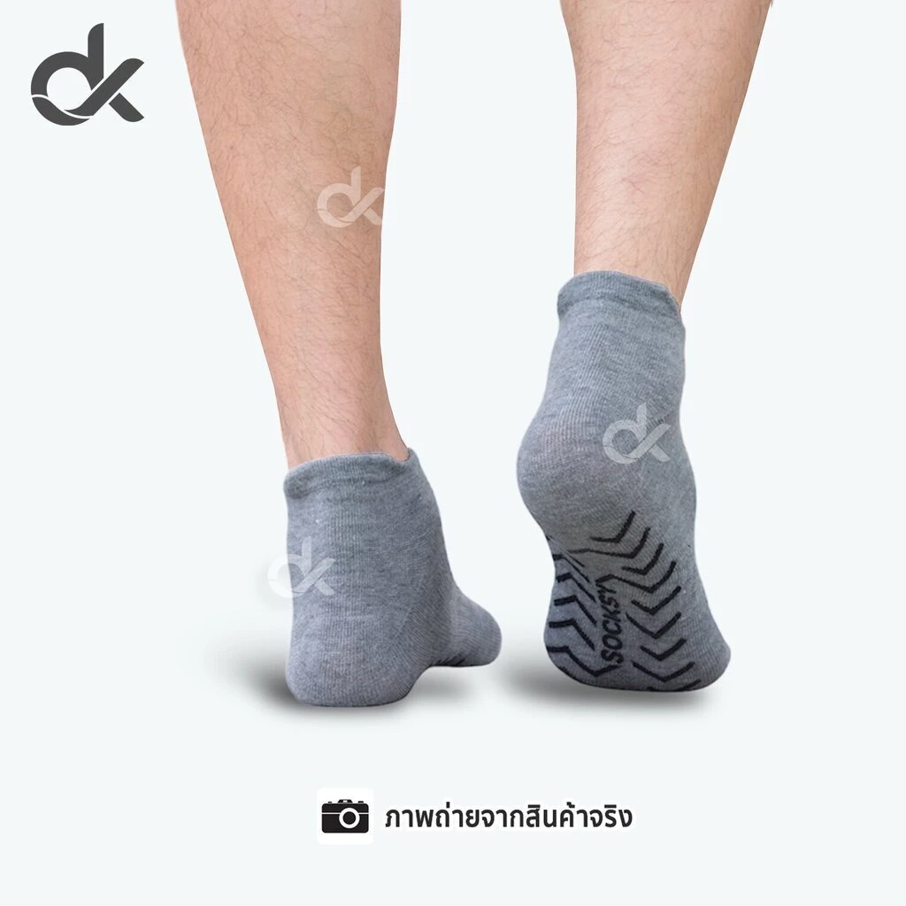 SOCKSY ถุงเท้ากันลื่น ผ้านุ่ม ใส่สบาย ออกกำลังกาย Free size กันลื่นเต็มฝ่าเท้า แน่นหนึบ ชายหญิง thumbnail 7