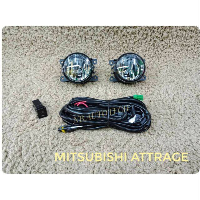ไฟตัดหมอกแอตทาจ attrage 2013 2014 2015 2016 foglamp attrage sportlight mitsubishi attrage ทรงห้าง ส่