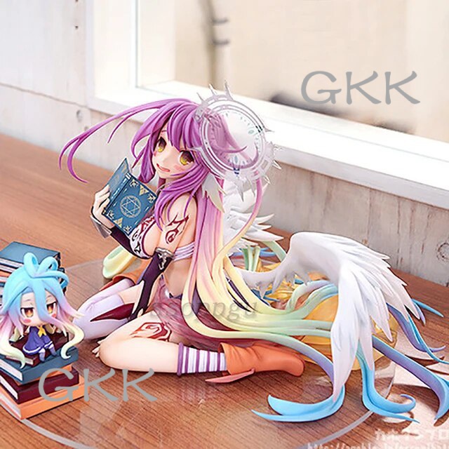 GKK อะนิเมะ Phat! ไม่มีเกม No Life Shiro รูป Jibril Izuna Azriel Great War Ver. PVC ตุ๊กตาขยับแขนขาไ