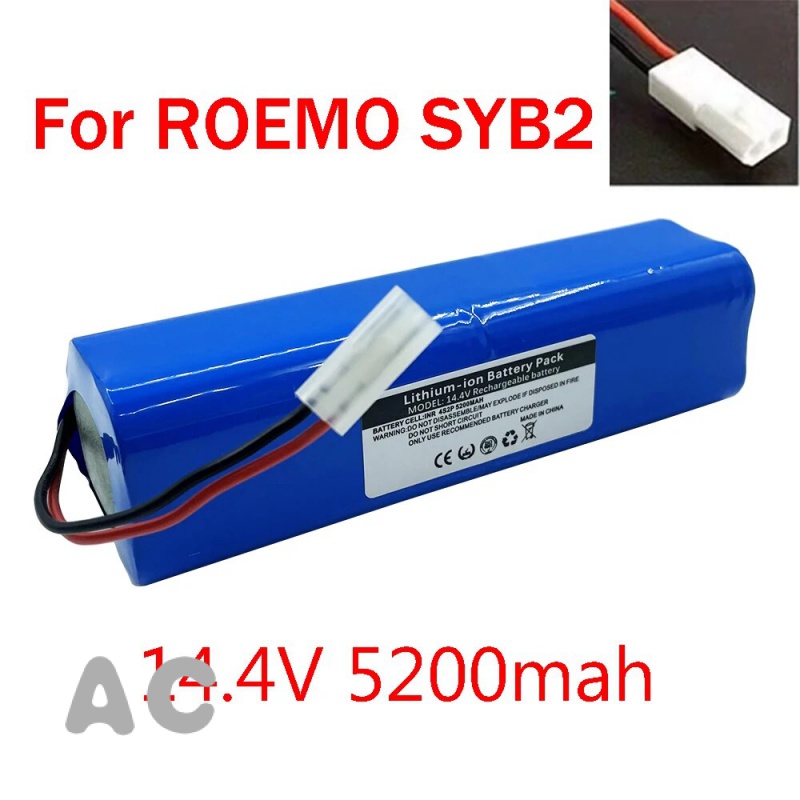 AC Roemo หุ่นยนต์ดูดฝุ่น M26-4S2P INR18650แบตเตอรี่5200mAh ชิ้นส่วนเครื่องดูดฝุ่นหุ่นยนต์ SYB2ใหม่