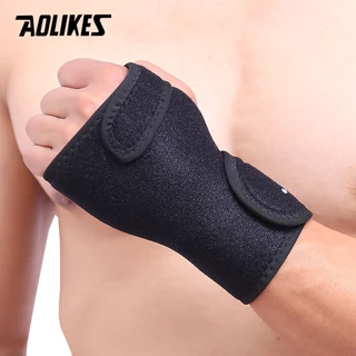 AOLIKES สายรัดข้อมือเสริมเหล็กและปลอกนิ้วป้องกันการบาดเจ็บที่ข้อมือและนิ้ว สายรัดข้อแก้ปวดป้องกันแพลงสายรัดมือ