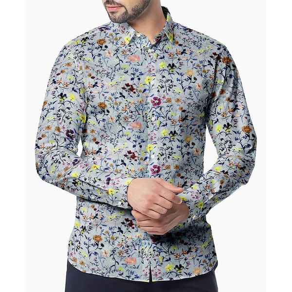 Shirt The Victorian Collection2 by Liberty.  The 100% Tana Lawn cotton No.  LTY-105 เสื้อเชิ้ตสั่งตั