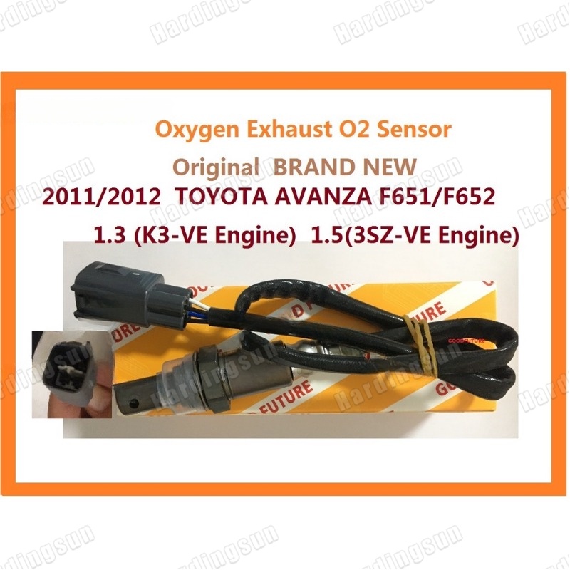 แบรนด์ใหม่ เซนเซอร์ออกซิเจน O2 2011 2012 Toyota Avanza 1.3 F651 (K3-VE Engine) Avanza 1.5 F652 (3SZ-