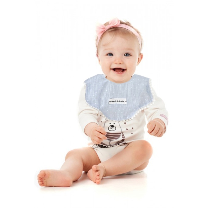 WIT 3PCS ทารกแรกเกิด Bib 360 องศาผ้าพันคอคอ Drooling Bibs Breathable พยาบาล Bib