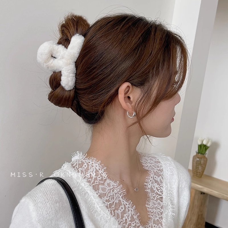 ใหม่ กิ๊บติดผม ผ้ากํามะหยี่ ขนาดเล็ก น่ารัก ด้านหลังของศีรษะ ฉลาม เครื่องประดับผมแฟชั่น สําหรับเด็กผู้หญิง