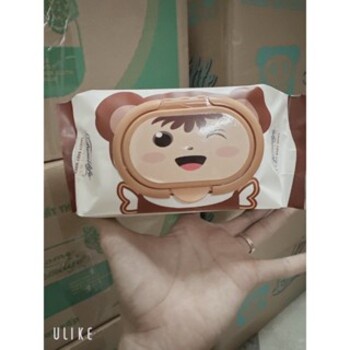 Skincare-LH ผ้าเช็ดทําความสะอาดเปียกไร้กลิ่นเด็กขนาดใหญ่ 650g การกวาดล้าง