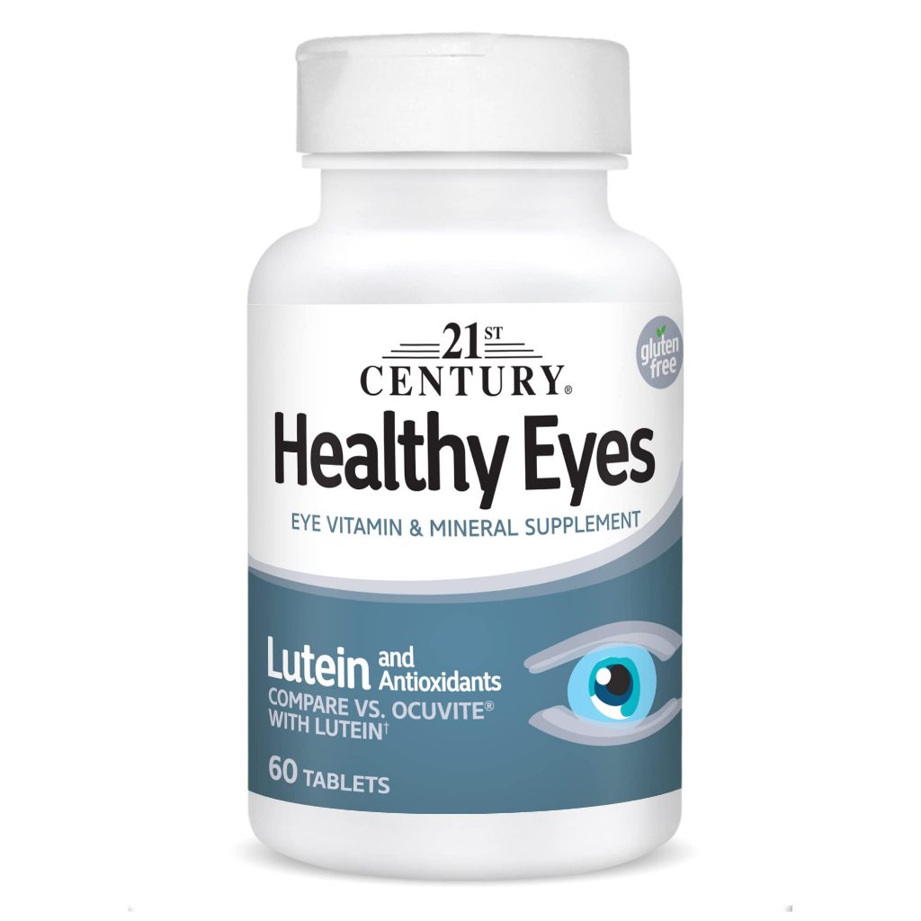 Healthy Eyes Lutein &amp; Antioxidants By 21st Century (60เม็ด)