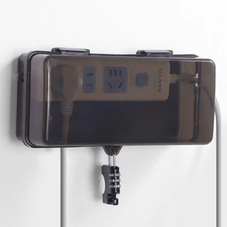 RAINBOWEJL Plug Box, Anti-theft Weatherproof Extension Lead Cover,พลาสติกทนทานกันน้ําป้องกันOutlet Socket Protective Cover Outdoor
